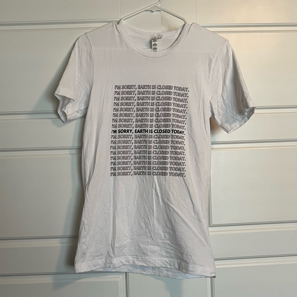 “Earth is closed today” Iron Man shirt